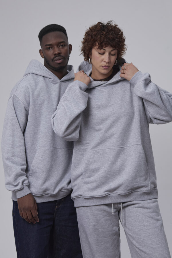 bluza z kapturem HAZE gray