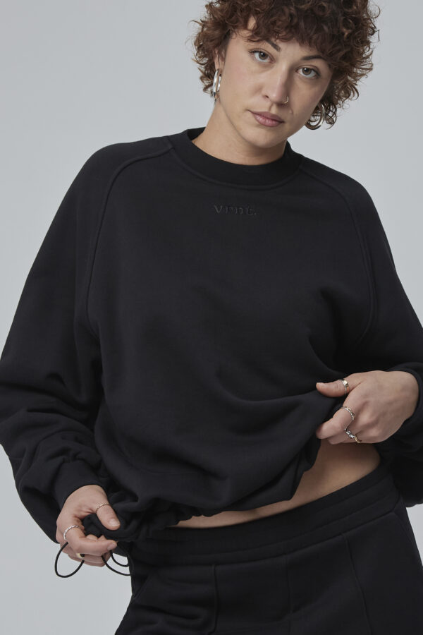 bluza oversize REPLAY black