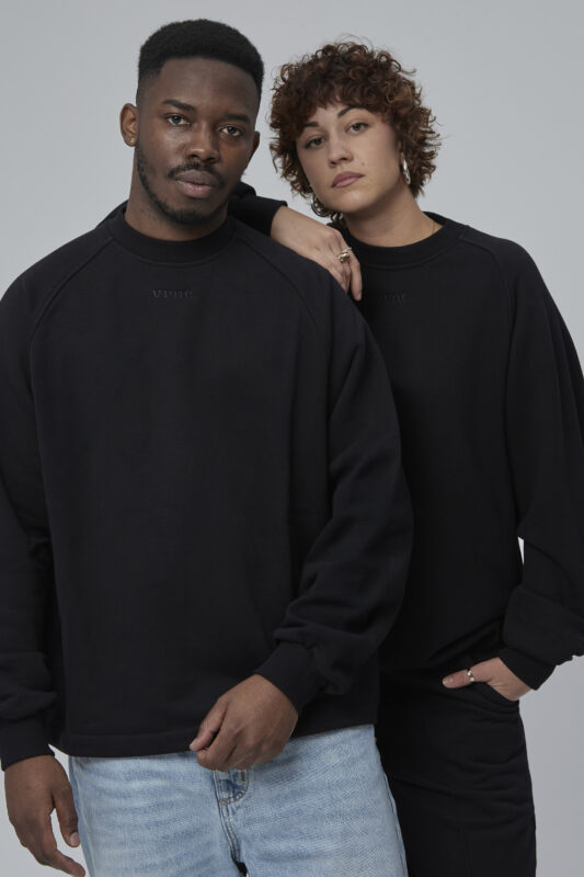 bluza oversize REPLAY black