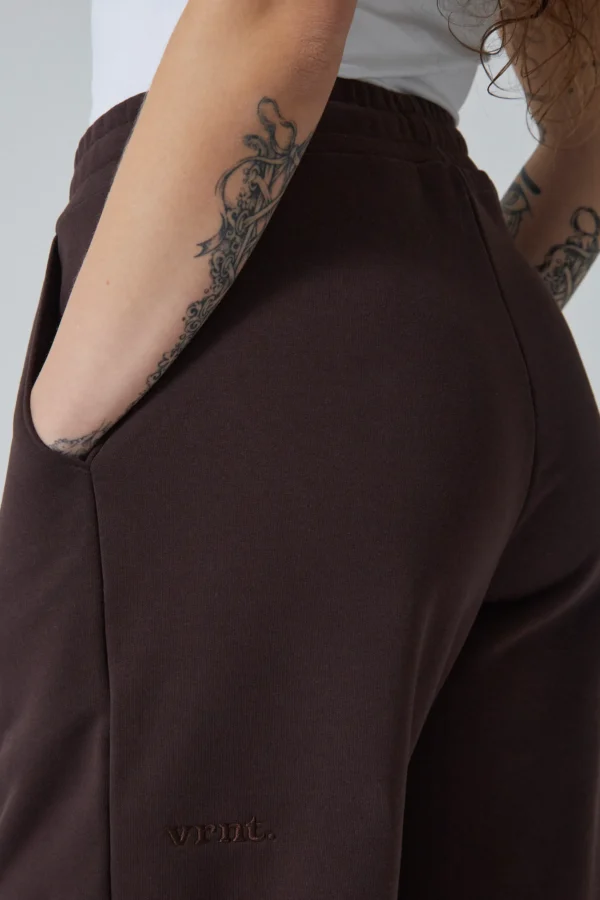 spodnie dresowe ballon MUSE brown