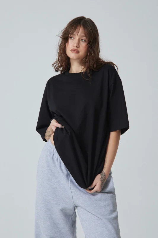 t-shirt oversize BASE black