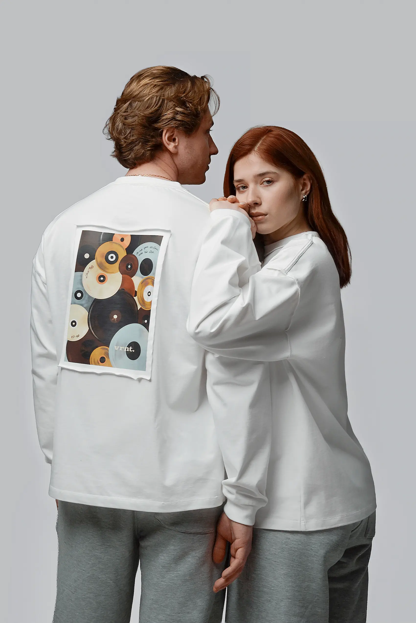 white5 Longsleeve unisex 100% bawełna variant CORE vinyl – off-white