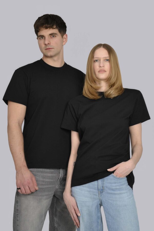 t-shirt regular TRACE z poduszkami black
