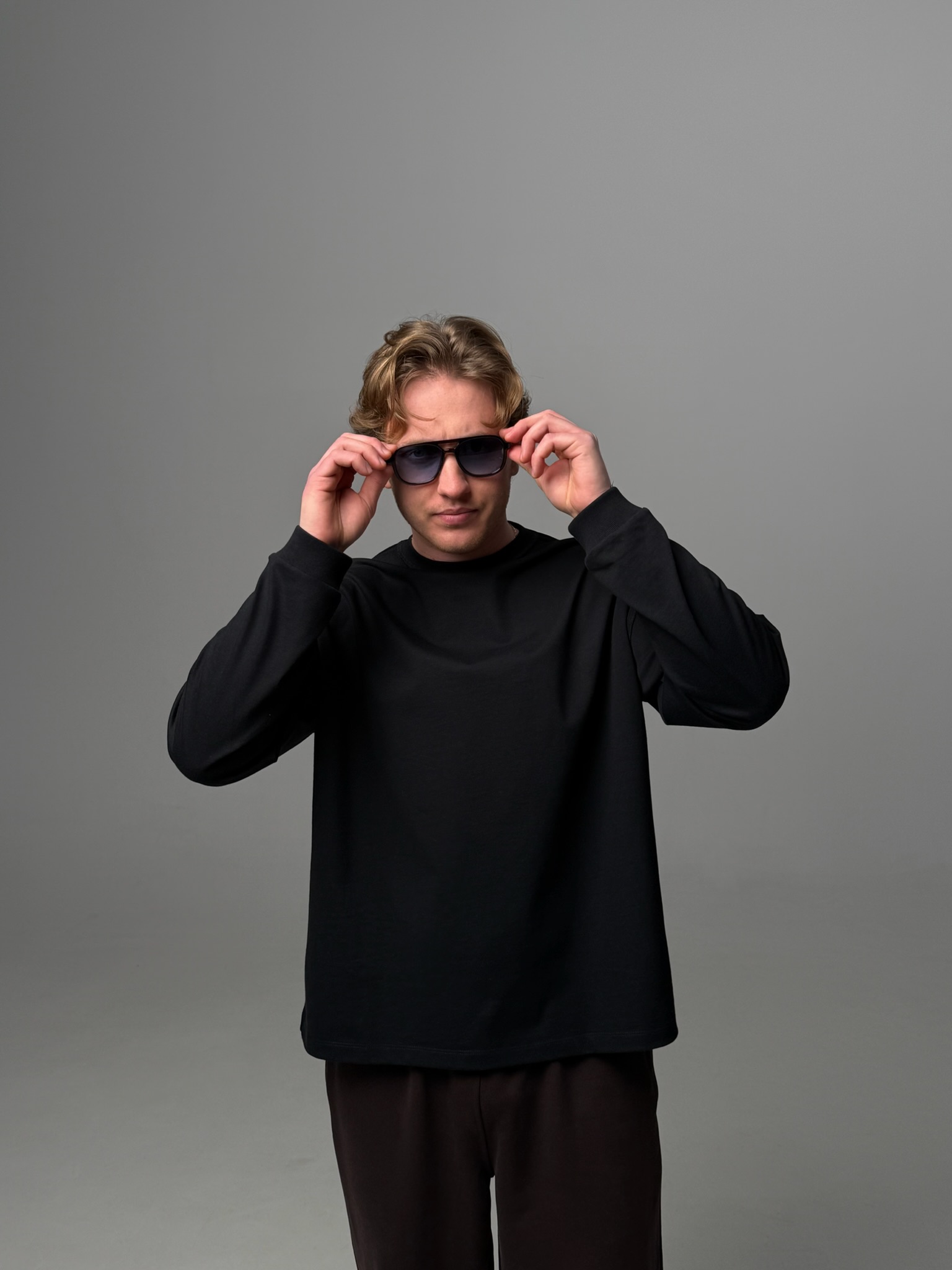 longsleeve CORE vinyl black