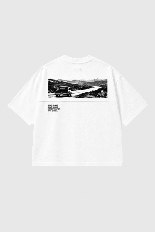 t-shirt oversize BASE road off-white