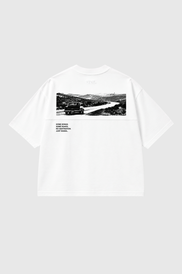 t-shirt oversize BASE road off-white