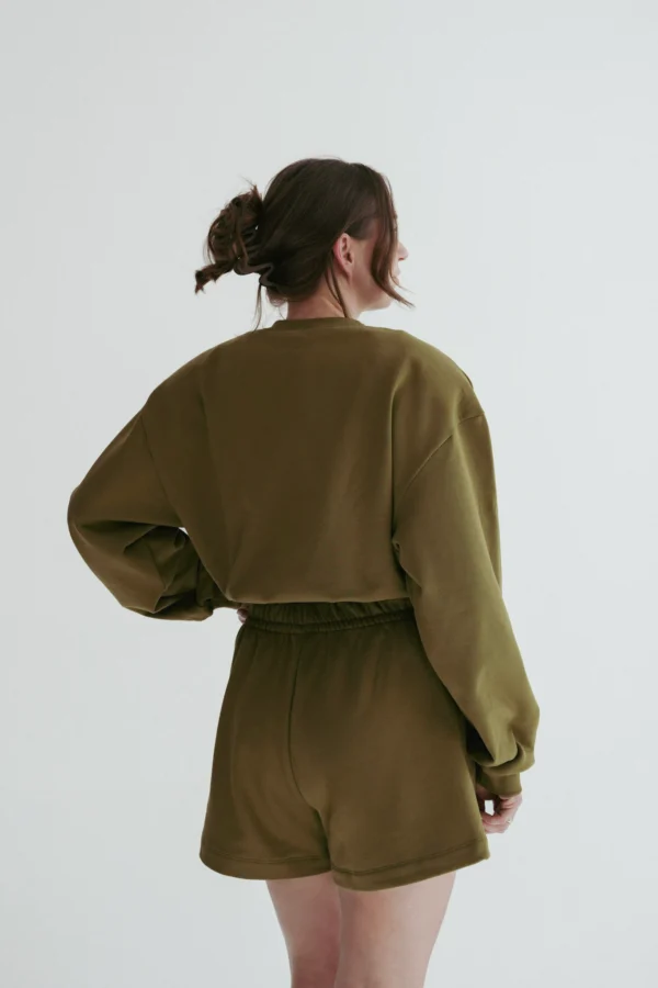 bluza z poduszkami LUNAR oliwkowa
