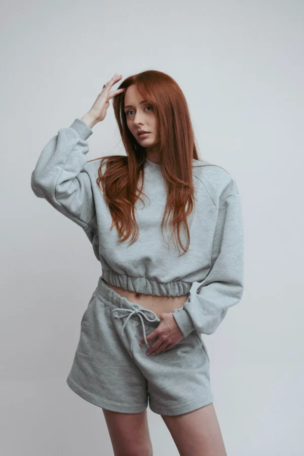 spodenki dresowe RUSH gray