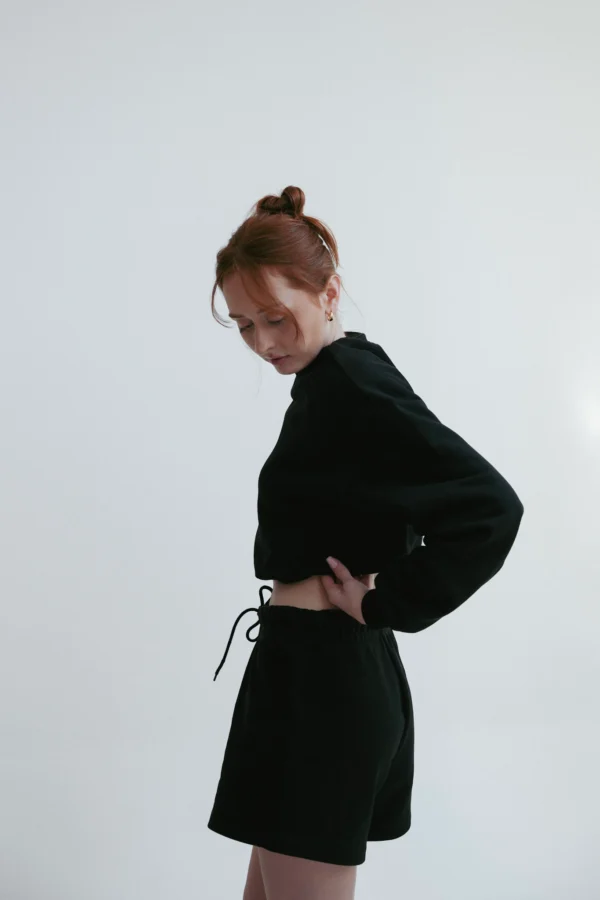 bluza z poduszkami LUNAR black